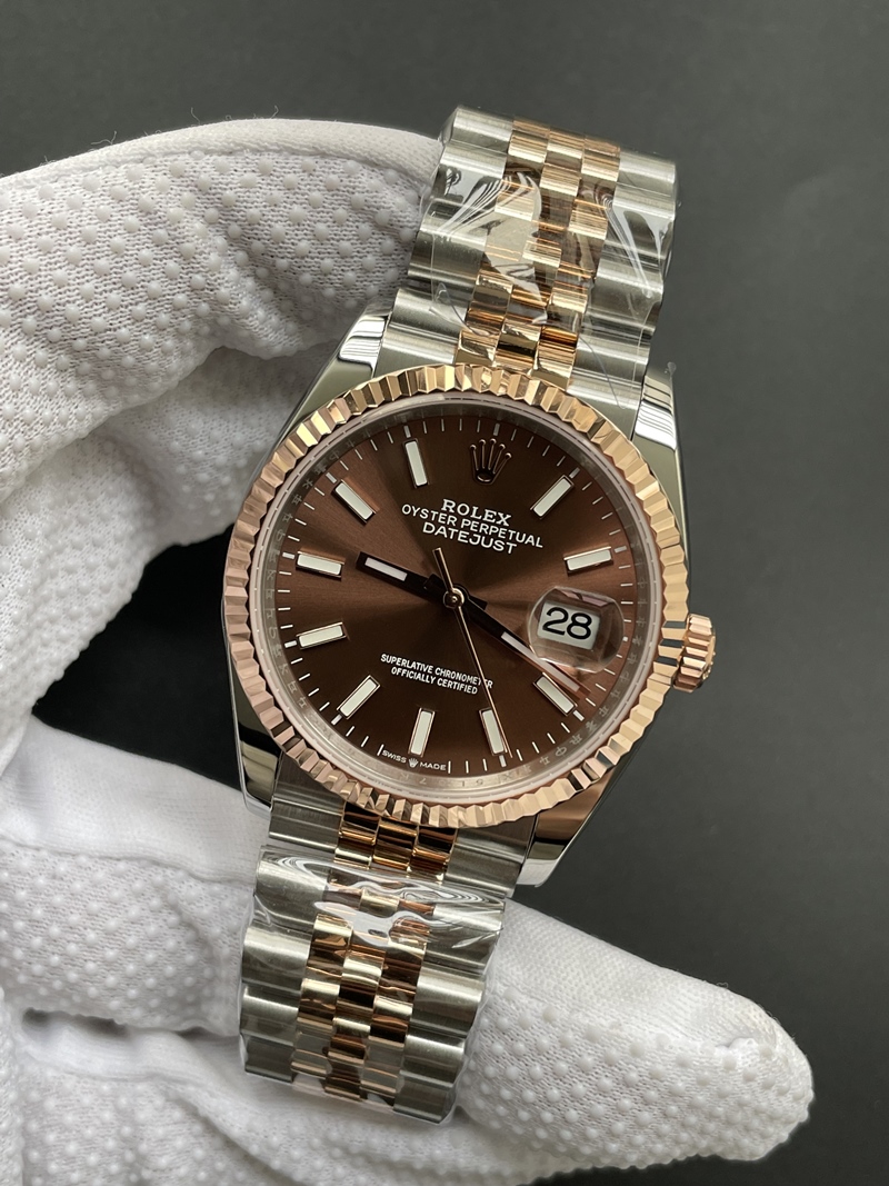 (한정수량/풀겨업) NM공장 롤렉스 데이저스트 36mm 신형 초코다이얼 로즈골드 콤비 /안사면후회