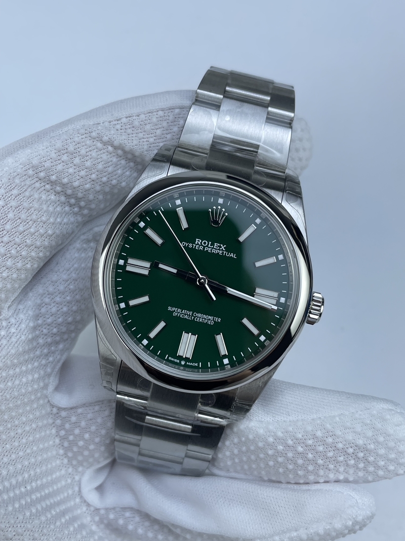 (준비완료/특급배송)NO.2651/VS공장 롤렉스 오이스터퍼페츄얼 그린 다이얼 41미리