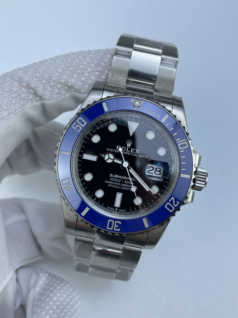 (준비완료/특급배송)NO.2860/ VS공장 롤렉스 서브마리너 신형 블루 세라믹 브슬 VS3235