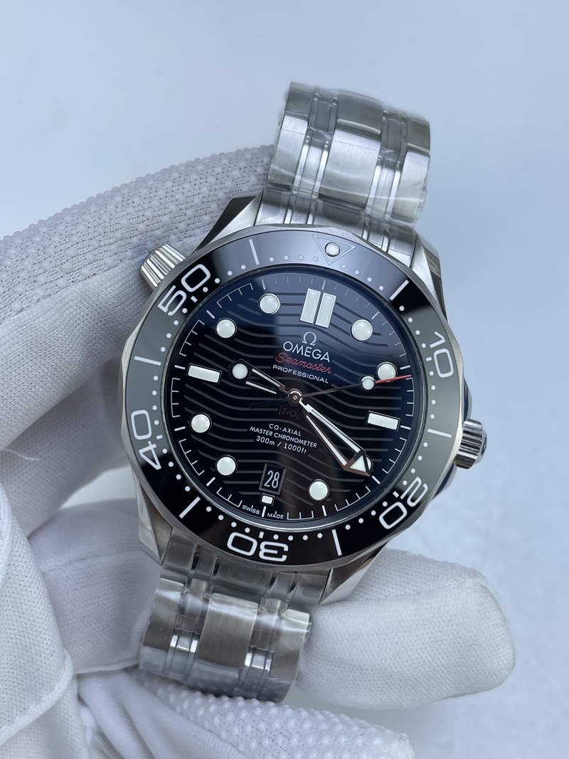 (준비완료/특급배송)NO.2925/VS공장 오메가 씨마스터 다이버 300 스틸 블랙다이얼V4 VS8800 (최신무브업버전)
