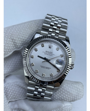 (준비완료/특급배송)NO.3113/롤렉스 데이저스트 41 실버 다이얼 텐포인트 126334 QP공장